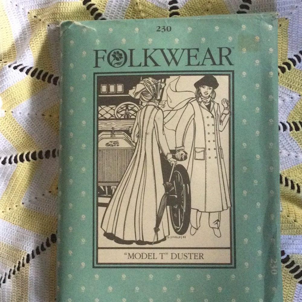 Folkwear Sewing Pattern “Model T” Dustero